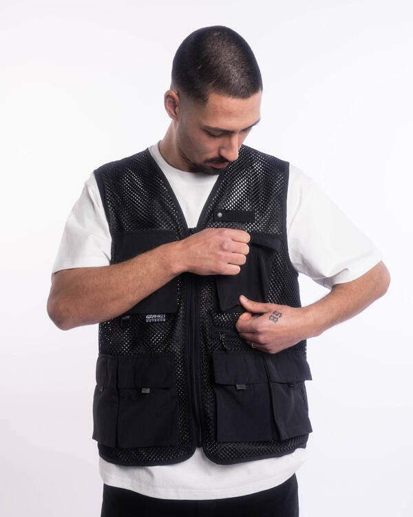 Gramicci GONE FISHING VEST | G3SM-J072-BLA | AFEW STORE